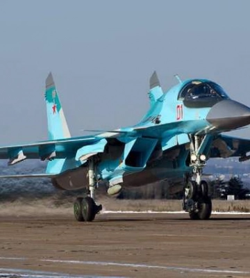 В Крыму упал военный самолет оккупантов, вероятно, Су-34