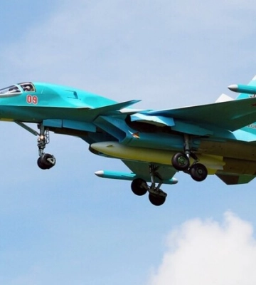 У Криму з невідомих причин впав літак Су-34, - росЗМІ