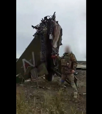 ВСУ сбили самолет, прикрывавший уход российских войск на Харьковщине