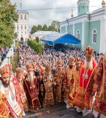 На Ровенщине Предстоятель УПЦ возглавил прославление в лике святых святителя Иерофея