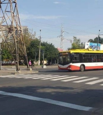 На вулицях Одеси нанесено нову розмітку