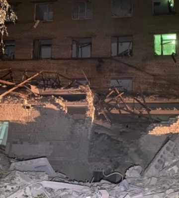 Росіяни вдарили по перинатальному центру у Краматорську