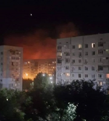 Россияне обстреливают Энергодар: в городе начался пожар