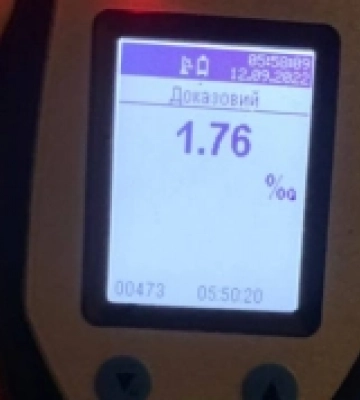 Луцькі патрульні зловили п&#039;яного водія на проспекті Відродження. ФОТО