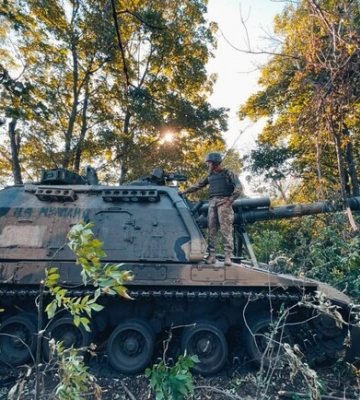 Дніпровські бійці захопили російську артилерійську установку