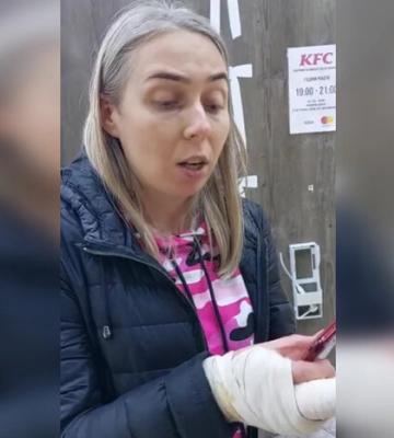 У Львові жінка влаштувала істерику через зауваження про російську мову (відео)