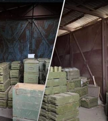 Пограничники показали боеприпасы, которые оставили россияне, убегая с Харьковщины