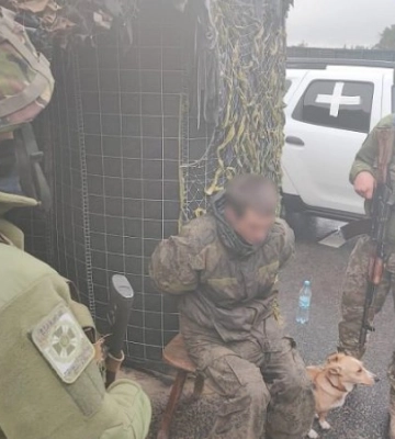 Прикордонники взяли в полон російського артилериста, який з березня обстрілював Харківщину