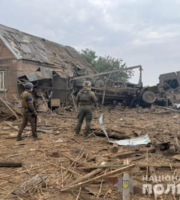 Поліцейські за добу зафіксували 21 удар по території Донецької області