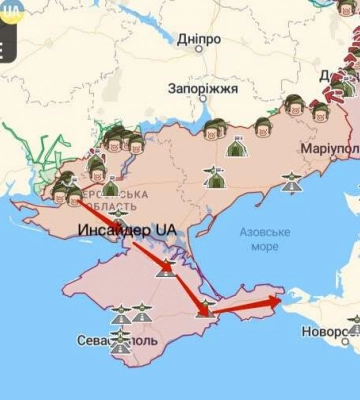 Окупанти здійснюють термінову евакуацію своїх родин з Криму та Півдня України - ГУР