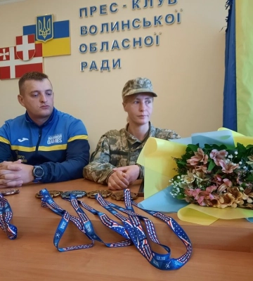 У Луцьку вітали спортсменів-переможців Warrior Games. Фото