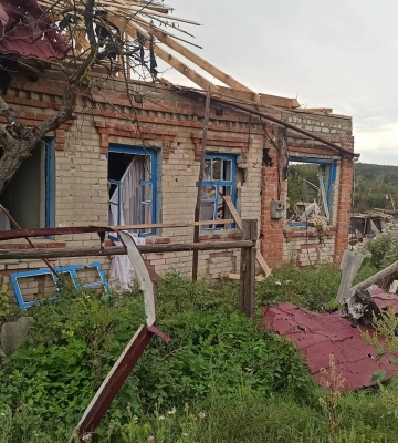 В освобожденном селе Богородичное Донецкой области остались только два жителя (видео)