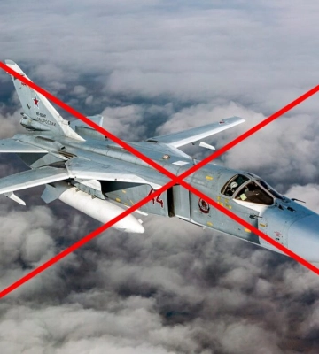 Одеські зенітники збили на Херсонщині російський бомбардувальник