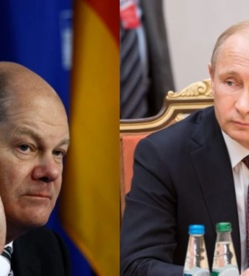 Шольц вперше з травня поговорив з Путіним: закликав до виведення військ і переговорів