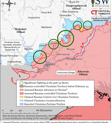 Військові рф, колаборанти і пропагандисти панікують через наступ ЗСУ — ISW