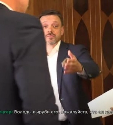 За дерзкое нападение на журналистов друга Зеленского оштрафовали на 3400 гривен