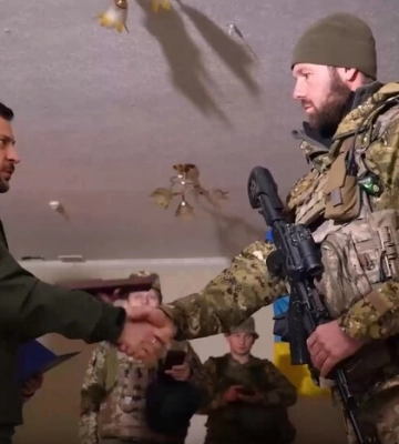 Зеленський приїхав у деокупований Ізюм