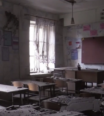 В окупованому місті Луганській області повідомляють про поранення студентів коледжу