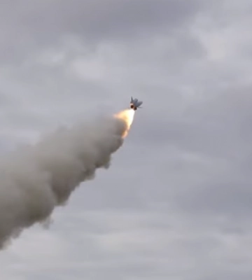 ППО збила чотири з п&#039;яти російських ракет, випущених зі Су-35