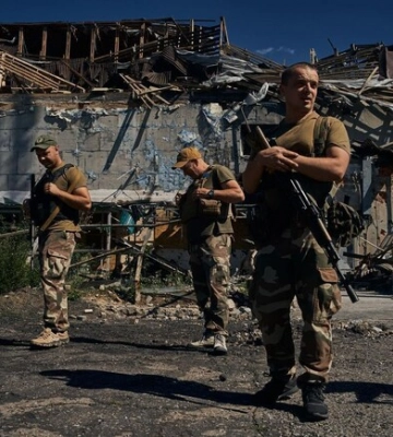 Карта бойових дій в Україні 15 вересня