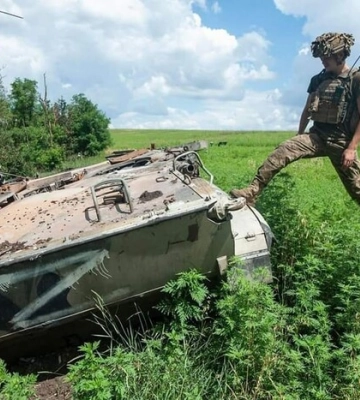 Під Бахмутом ЗСУ знищили полк російських десантників