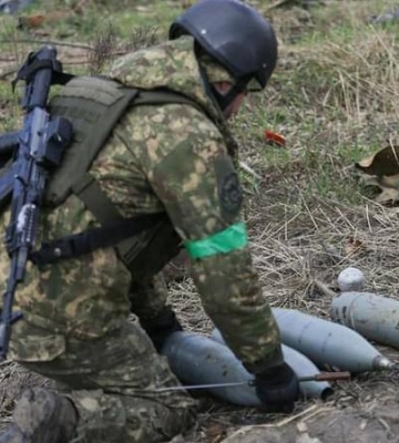 На Київщині в четвер проводитимуть навчання для саперів – ОВА