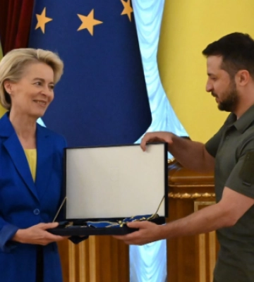Зеленський нагородив президента Єврокомісії фон дер Ляєн орденом Ярослава Мудрого