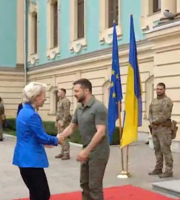 Зеленський та Урсула фон дер Ляєн зустрілися у Києві: перші подробиці та відео