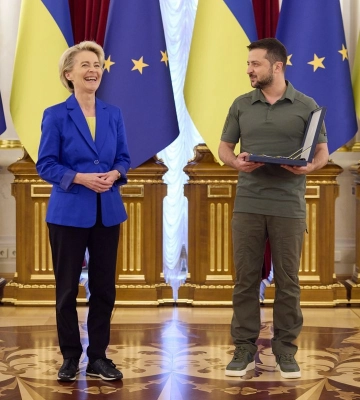 Президент Єврокомісії прибула до Києва