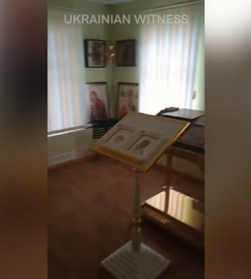 На Харківщині окупанти зробили церкву поруч із камерами, де мучили українців (відео)