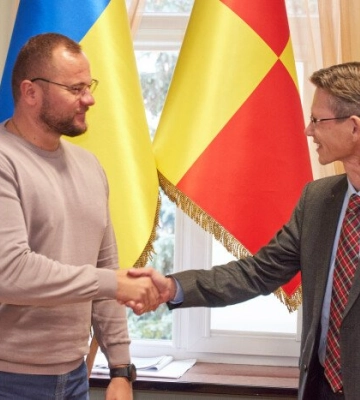 До Луцька завітала делегація з німецького Швайнфурта: німці готують нову партію гуманітарної допомоги