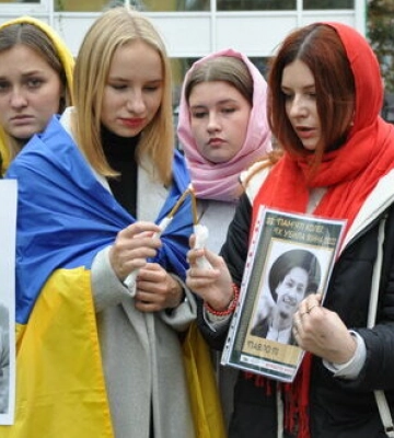 В Киеве состоялось поминальное богослужение по погибшим украинским журналистам. ВИДЕО+ФОТОрепортаж