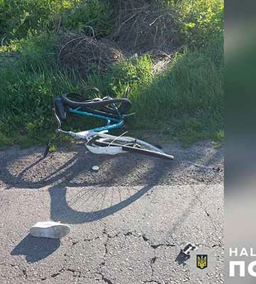 В аварії на Полтавщині загинула велосипедистка