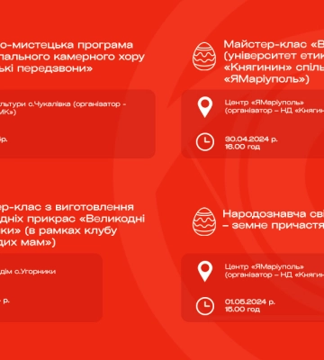 Програма заходів до Великодня в Івано-Франківську