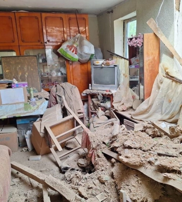Окупанти протягом дня двічі вдарили по Нікопольщині з важкої артилерії і тричі - дронами-камікадзе. ФОТОрепортаж