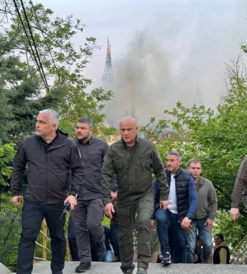 Одеситам показали наслідки ракетної атаки на Одесу