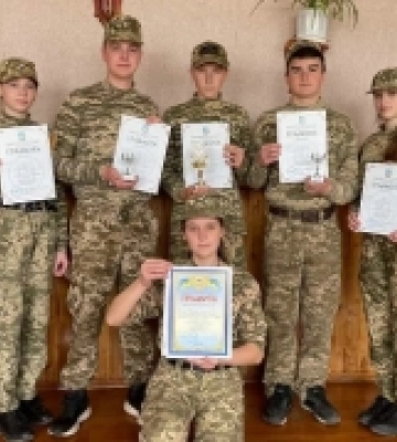 Ліцеїсти зі Старовижівщини долучилися до військово-патріотичних змагань «Волинська Січ»