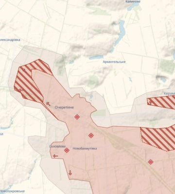 Оккупанты на Донетчине продвинулись западнее Очеретино и в соседнем поселке Керамик — DeepState