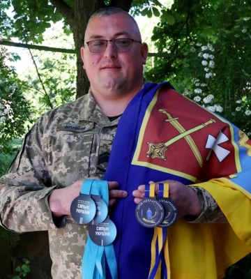 Ветеран з Рівненщини - двічі золотий медаліст у турнірі «Київ Незламний»