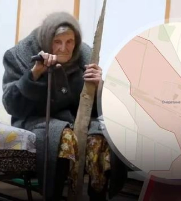 98-річній жінці, яка пішки вийшла з Очеретиного, український банк пообіцяв купити будинок
