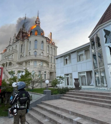Генпрокурор показав момент ракетного удару по Одесі. Він каже, що ворог планував убити якнайбільше людей