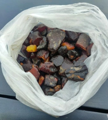Поліцейські викрили двох жителів Рівненщини на незаконному видобутку та зберіганні бурштину