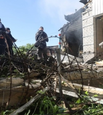 Унаслідок удару по Харкову поранені двоє поліцейських