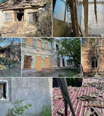 Армия рф целый день терроризировала Никопольский район дронами и артиллерией