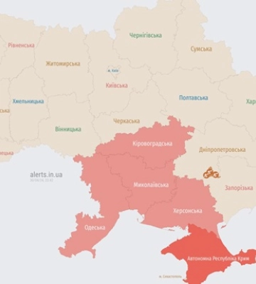 На півдні України оголосили повітряну тривогу: в Одесі пролунало декілька вибухів
