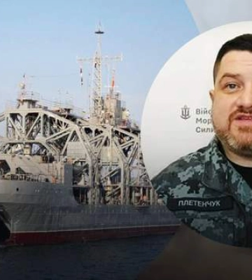 Влучання було: Плетенчук розповів, в якому зараз стані корабель "Коммуна"