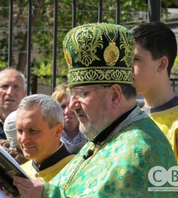 У Кропивницькому правили службу до Вербної неділі (фоторепортаж)
