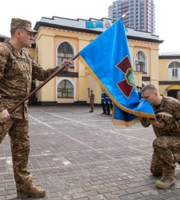 Волинські нацгвардійці отримали бойовий прапор