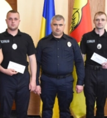 Троє поліцейських склали Присягу на вірність українському народові