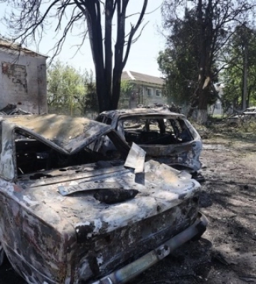 Російський авіаудар по Золочеву: пошкоджені електромережі та водонапірна башта